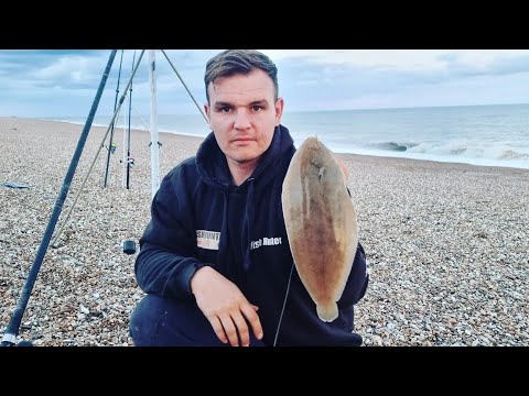 fishing for Dover sole near dungeness beach in Kent sea fishing uk ...