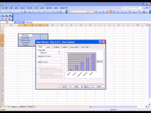 How To Make A Bar Chart In Excel 2003