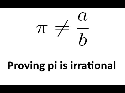 Proving Pi Is Irrational (using High School Level Calculus)