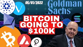 Cryptocurrency Market Update: Goldman Sachs 'Bitcoin Going Over $100k' Markets In EXTREME FEAR.....?