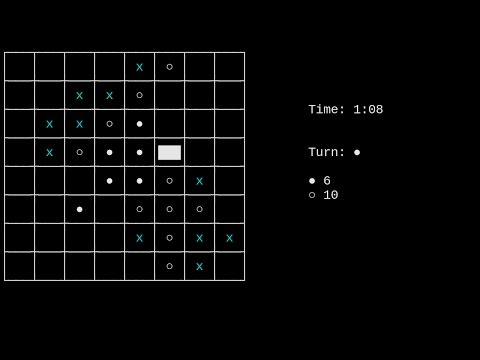 reversi-cli, 2-player Reversi