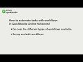 How to automate tasks with workflows in Quickbooks Online Advanced