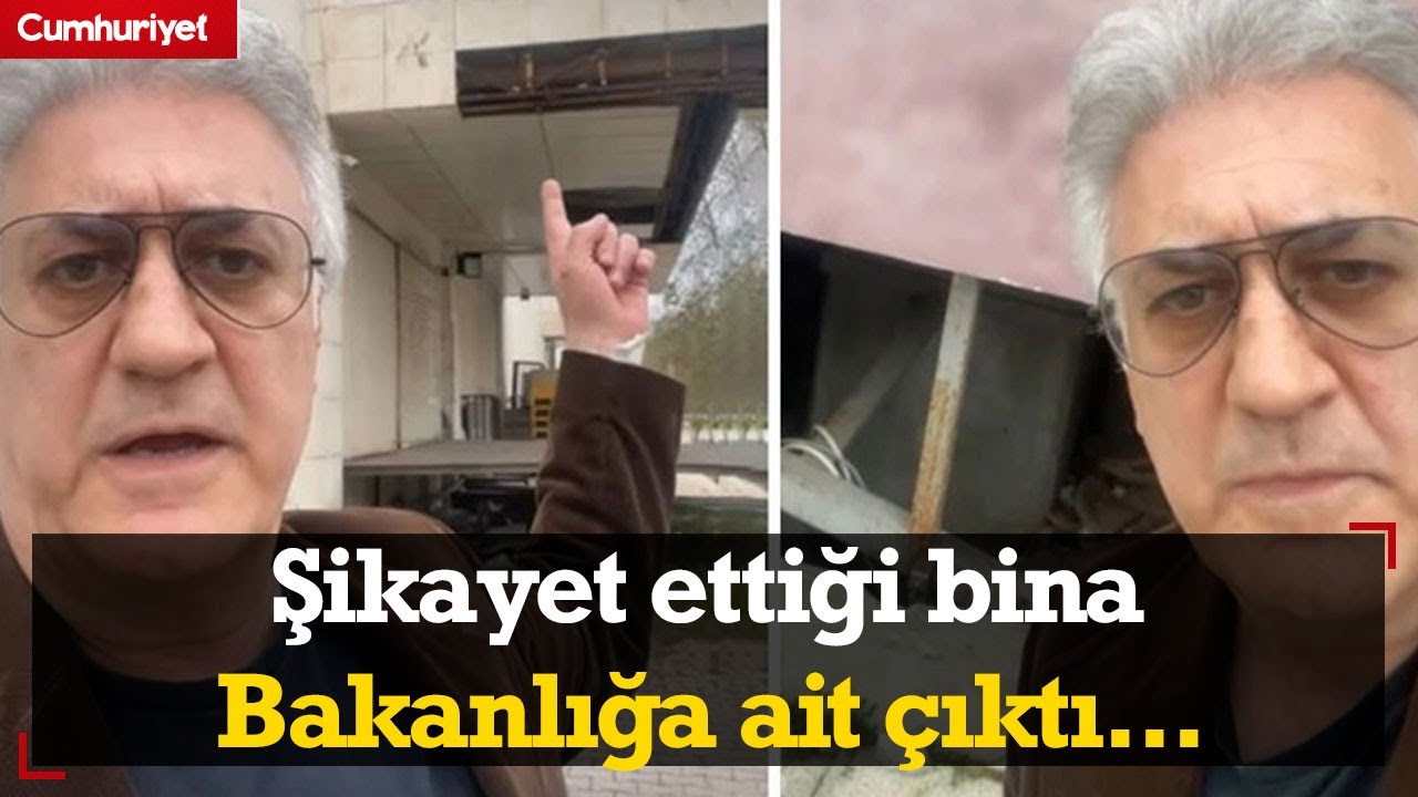 Tamer Karadağlı 'adresi' şaşırdı: Şikayet ettiği bina Bakanlığa ait çıktı!