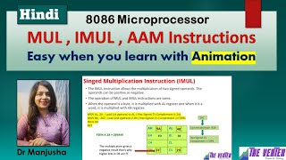 MUL | IMUL  |  AAM instructions of 8086 in #hindi