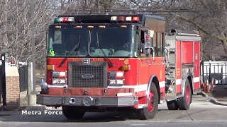 Chicago Fire Dept Engine 121 (Spare) Responding