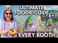 Ultimate foodie guide every booth epcot flower  garden festival 2024  all entertainment  merch