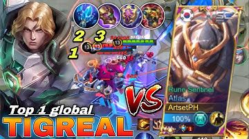 WTF! TIGREAL SURPRISE THE ENEMY With a WINNING SET | Tigreal Best Build 2023 | MLBB