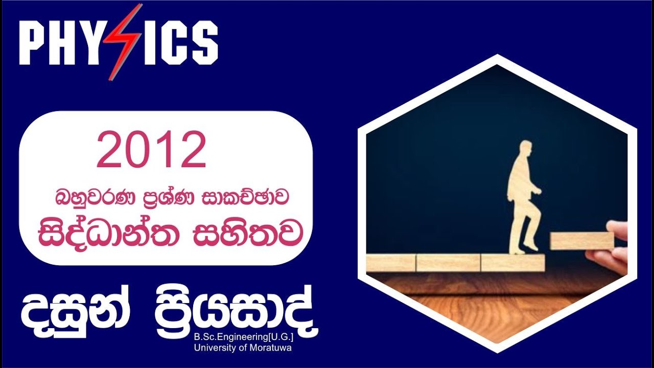 2012 MCQ Paper Discussion | Dasun Priyasad