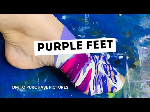 Foot Worship | Seductive Purple