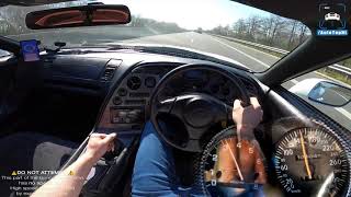 1239HP Toyota Supra HUGE TURBO! on AUTOBAHN NO SPEED LIMIT by AutoTopNL