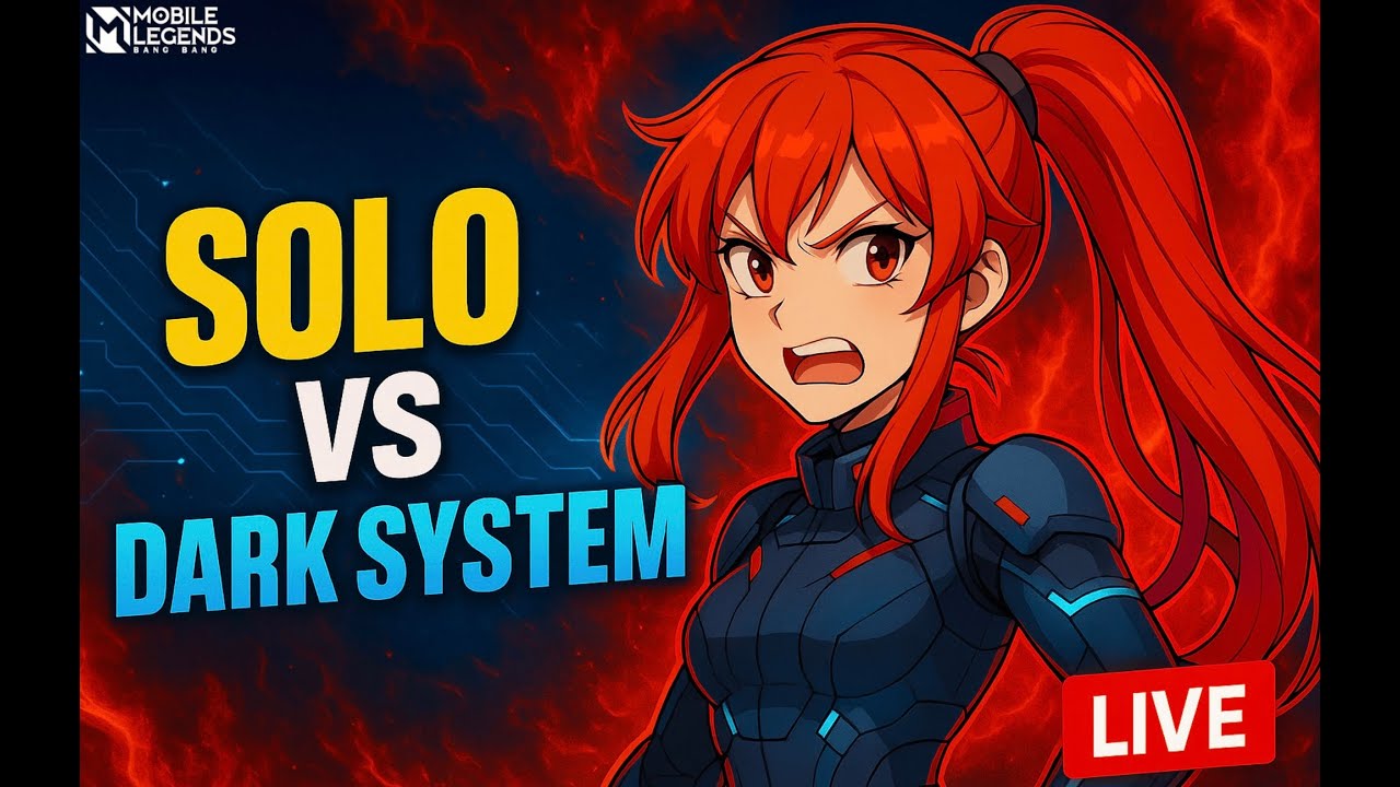 Solo vs Dark System?! Road to Honor ?🔥| MLBB Live | Iconic EXE