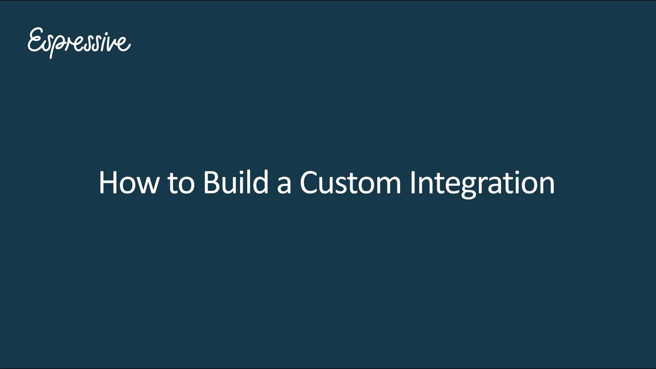 Custom Integrations Tutorial — Mugsy