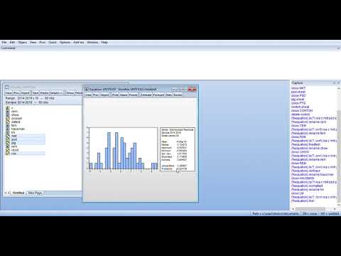 Analisis Regresi Data Panel Random Effect Model Eviews 9 - YouTube