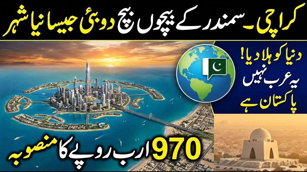Karachi’s $3,500,000,000 "New Dubai" Project Doubling Pakistan's GDP | Sun LO