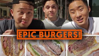 EPIC MONSTER ROCK N' ROLL BURGERS (Grill Em' All) | Fung Bros