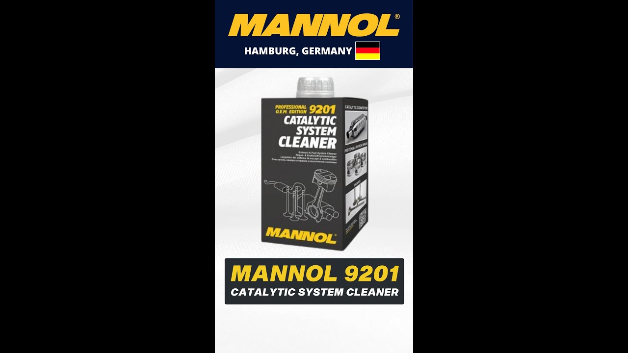 Mannol 9201 Catalytic System Cleaner YouTube