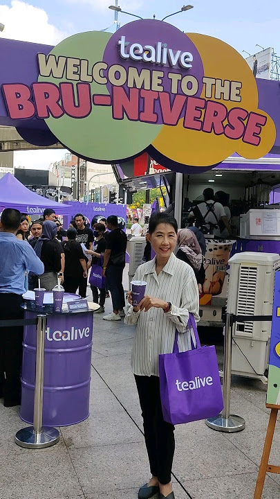 Welcome To Tealive Bru-niverse Brewing Positivity Event At Lot 10 Bukit Bintang Kuala Lumpur
