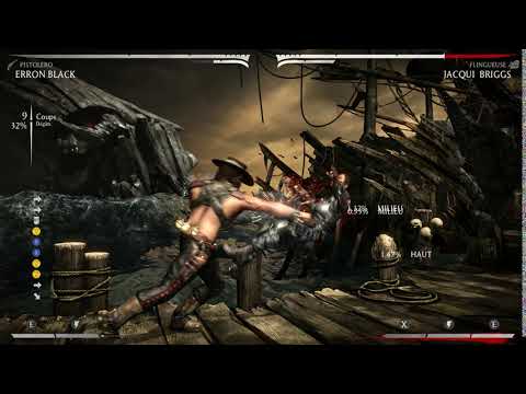 Mortal Kombat XL: Erron Black (Gunslinger) Low hit into 1Bar 38% Combo