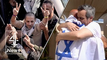 Israeli hostages released as Trump hails 