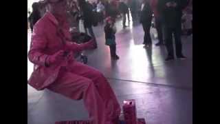 Special Head Faces Off With Another Levitating Street Performer