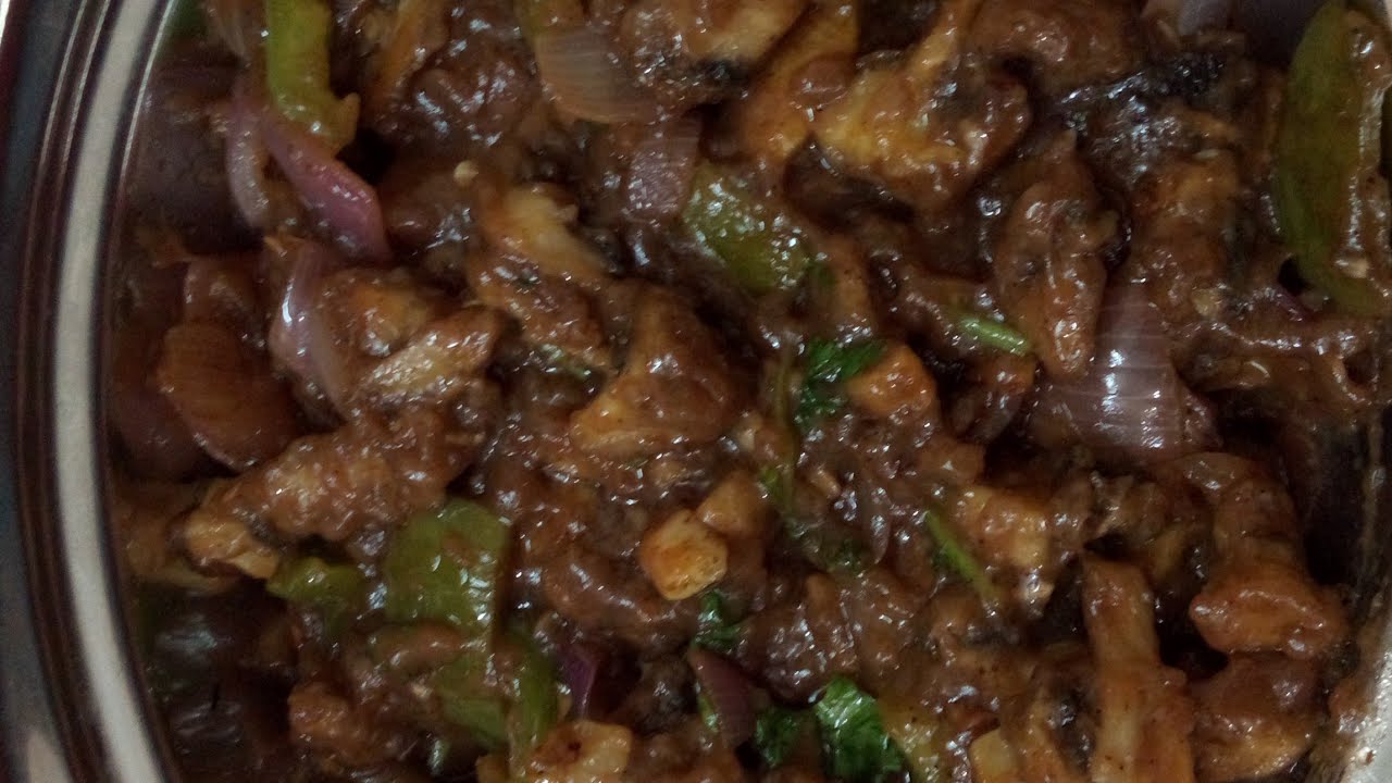 காளான் மஞ்சூரியன்/Mushroom Manchurian/Kalan Manchurian/Manchurian recipe in tamil