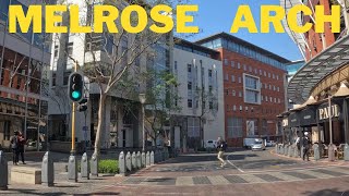 Melrose Arch - Driving in a luxury precinct - Johannesburg, South Africa