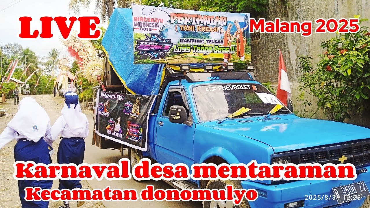 🧶LIVE..  KARNAVAL DESA MENTARAMAN DONOMULYO MALANG 31 AGUSTUS 2025