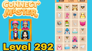 Connect master match puzzle level 292 solution walkthrough 