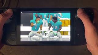 NFL2k23 Mod Steam Deck gameplay dolphins vs rams #fyp