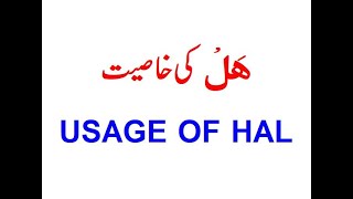 Use of HAL | Question Word | Interrogative Particle | Learning Arabic Grammar.