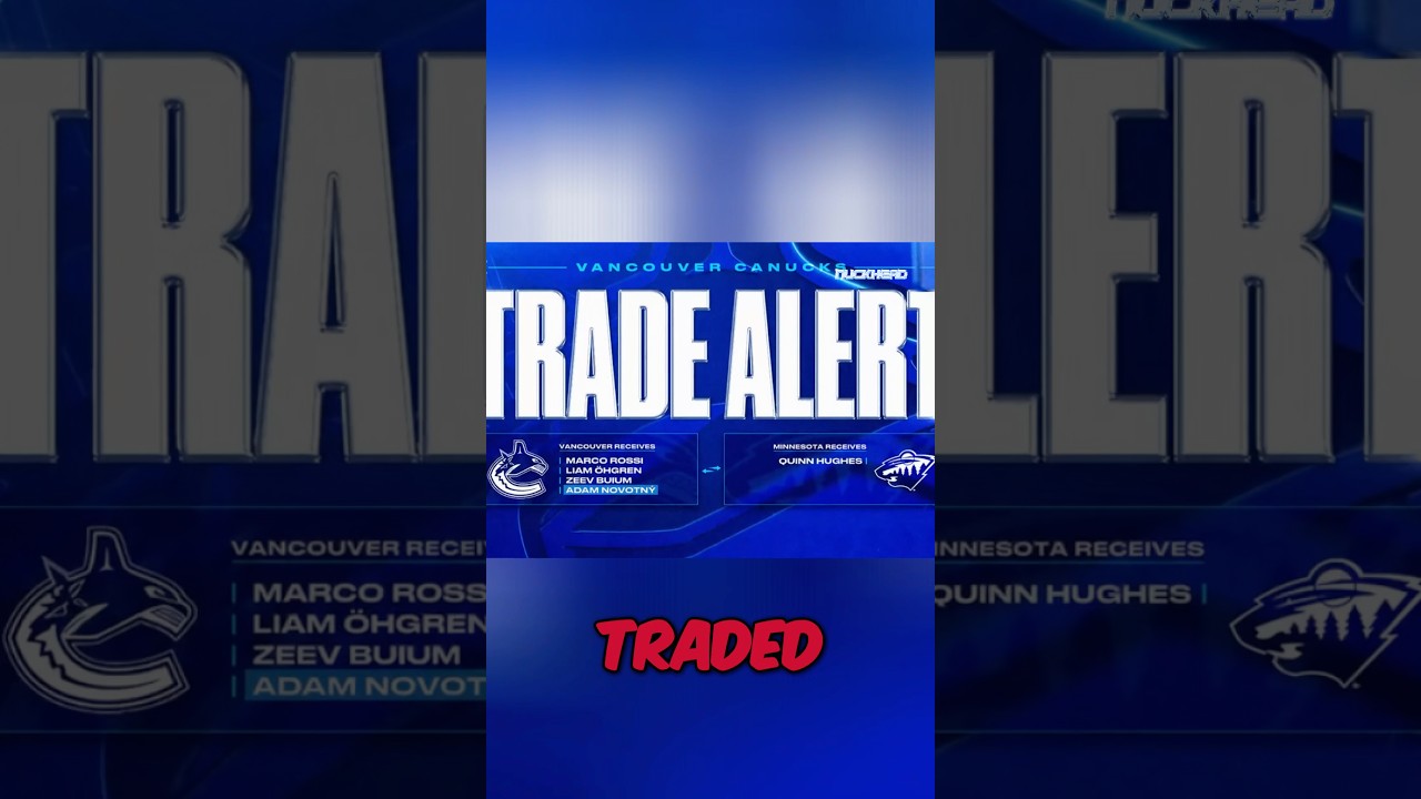 The Quinn Hughes trade is aging beautifully! #Canucks #NHL #hockey