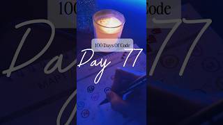 Day 7️⃣7️⃣ of 1️⃣0️⃣0️⃣ Days of Code Challenge #100daysofcode #webdevelopment #javascript