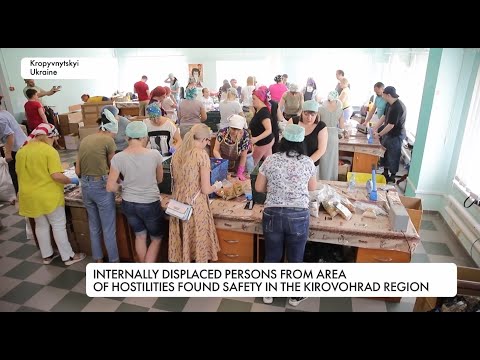IDPs found safety in Kropyvnytskyi and cook for military and people in need to warm the hearts
