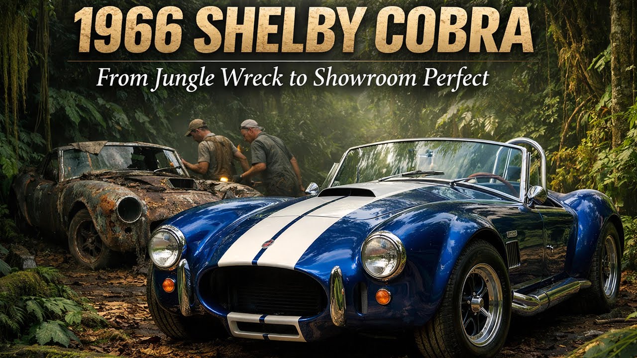 ASMR Car Restoration | 1966 Shelby Cobra Full Restoration | From Severely Damaged Barn