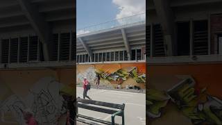 Medellín, Colombia Was Something Special. This Was My First Wall At The National Stadium.