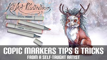 Copic Markers Tips & Tricks (from a self-taught artist)