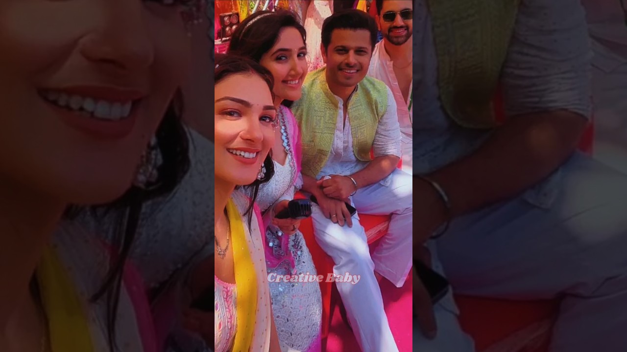 Colors Tv Shows Holi Celebration🥰 Megha Pari & Suman Together 
