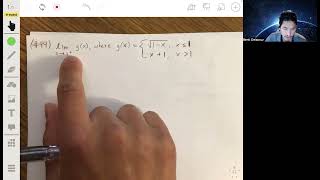 Finding One-Sided Limits of Piecewise and Absolute Value Functions | Calculus