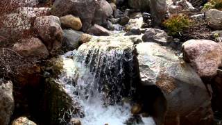 South waterfall at new Japanese Garden