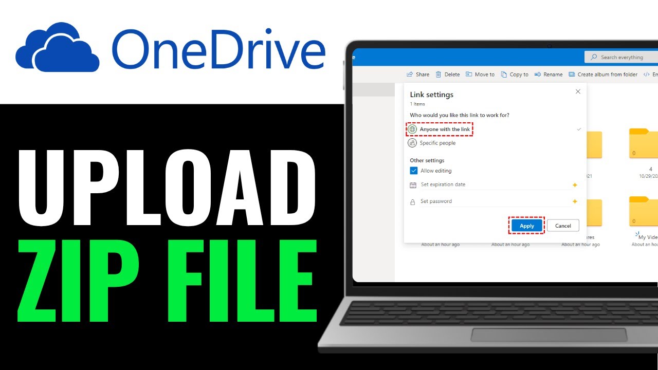 How To Upload Zip File in OneDrive 2025 (QUICK GUIDE) - YouTube