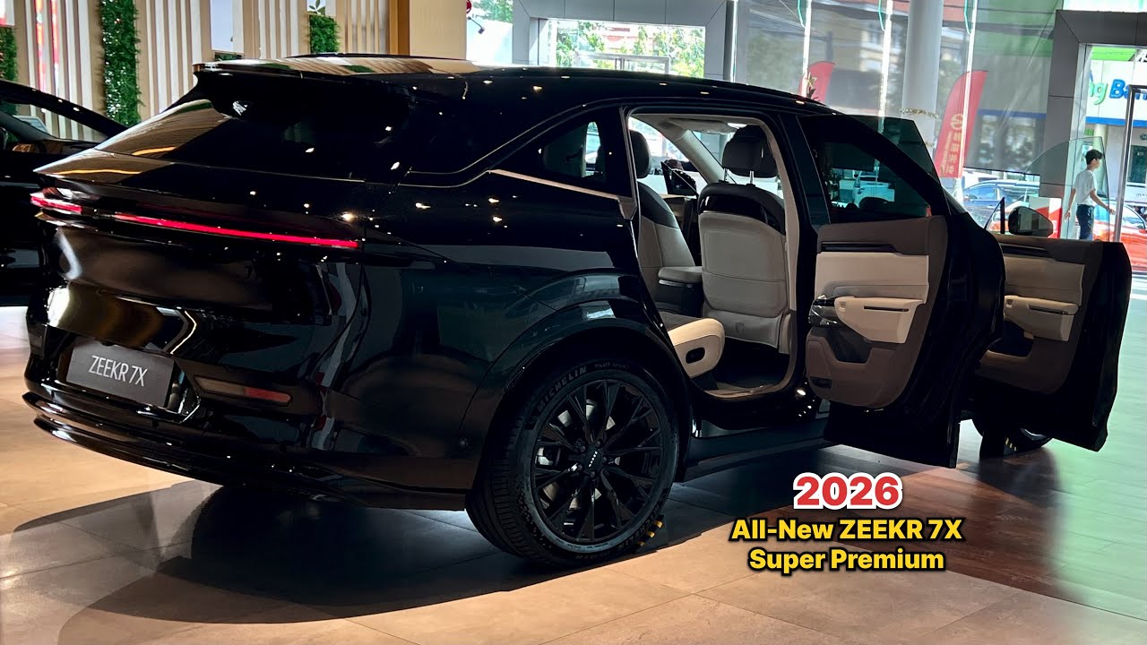 Новинка! 2026 ZEEKR 7X Super Premium - обновленный экстерьер и интерьер.