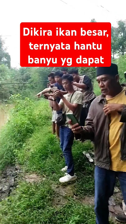 A VILLAGE WAS SHOCKED BY THE CAPTURE OF A WATER GHOST‼️