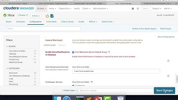 Cloudera Administration - Secure the Cluster - Configure Sentry - Hive, Impala and Hue