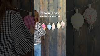 DIY Birthday Balloon Banner Decor 🎈