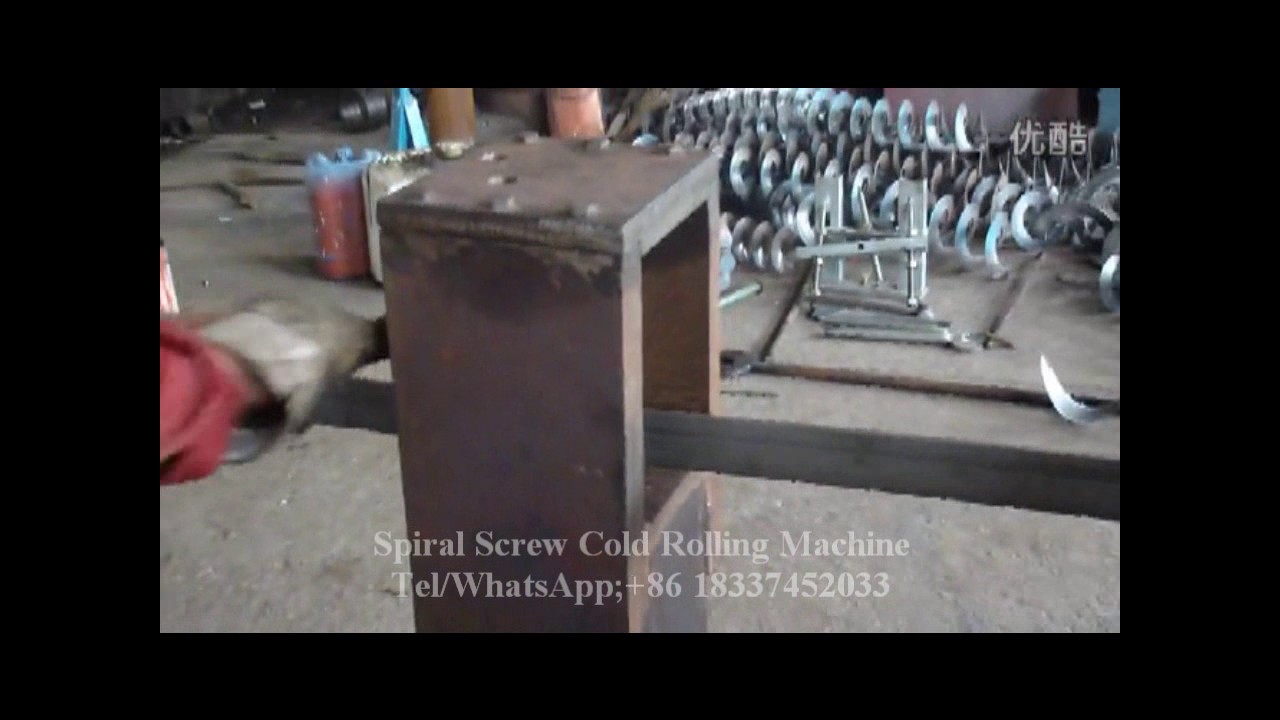 Spiral Screw Blade Cold Rolling Machine