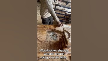 Wood Shaping Process #Woodworking #Tools #Sanding