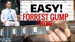 Forrest Gump Theme - Guitar Lesson ( Easy! )