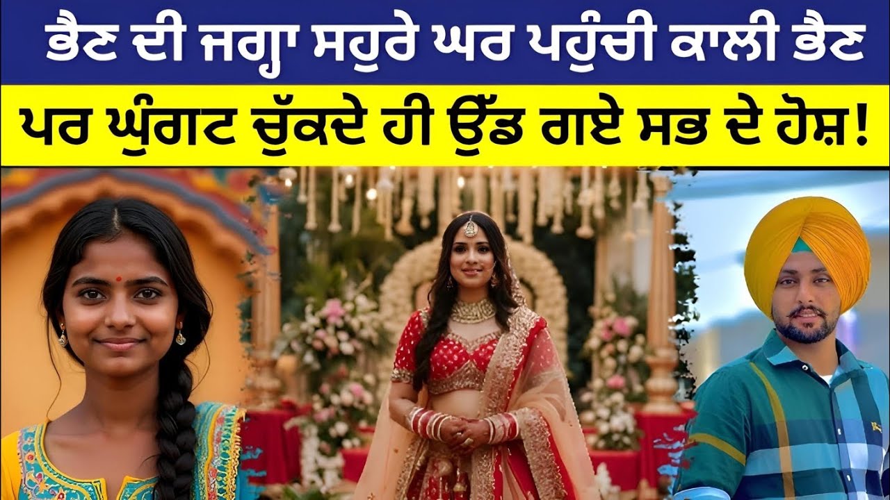 ਭੈਣ ਦੀ ਜਗਾ ਸਹੁਰੇ ਘਰ ਪਹੁੰਚੀ ਕਾਲੀ ਭੈਣ, ਘੁੰਡ ਚੁੱਕਦੇ ਉੱਡ ਗਏ ਸਭ ਦੇ ਹੋਸ਼ 