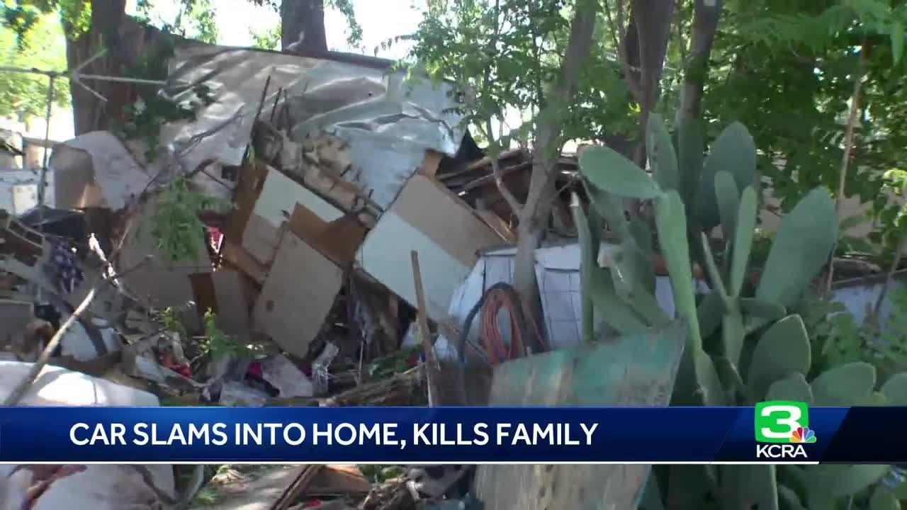 CHP: Suspected DUI driver slams into home, killing family - YouTube