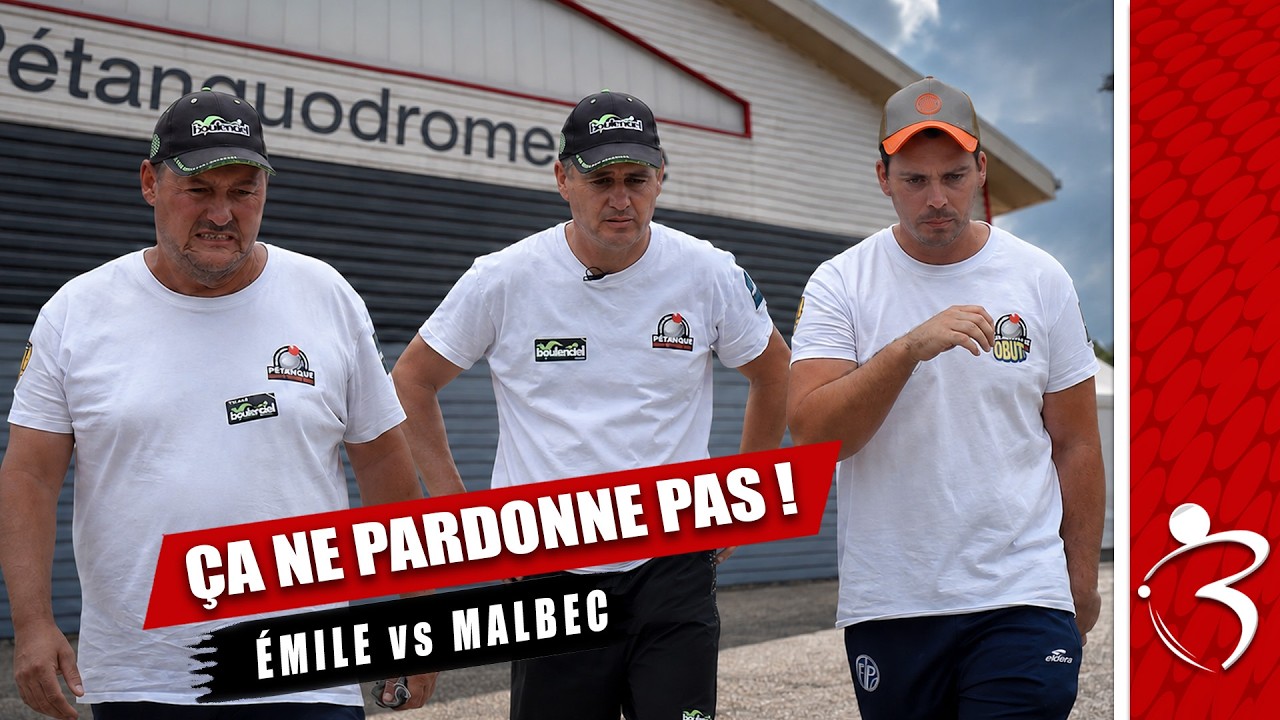 Miniature de la vidéo : ÉMILE vs MALBEC : Ces occasions qui coûtent cher ! 🎯 | Quart de finale Miribel Pétanque 2026